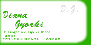 diana gyorki business card